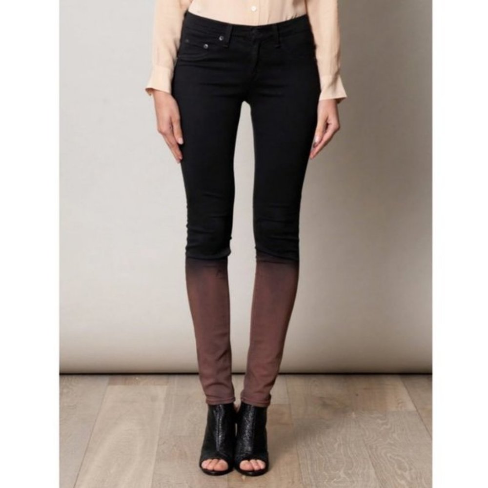 Rag & Bone Mauve ombré Skinny Jeans